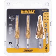 Dewalt DWA1790IR 3-Piece Impact Ready Step Drill Bit Set