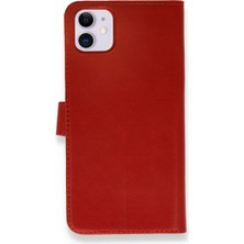  iPhone 12 Mini Kılıf Trend S Plus Kapaklı Kılıf - Kırmızı