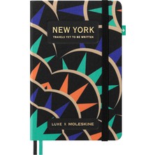 Moleskine Luxe x New York City Seyahat Rehberi Defter, Cep (3.5" x 5.5"), 112 Sayfa