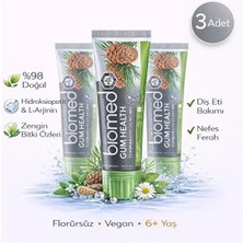 Biomed Gum Health Diş Eti Bakım Koruma Diş Macunu Doğal Bitkisel Florürsüz Vegan 3 Adet