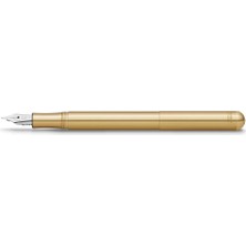Kaweco 10000865 Liliput Dolma Kalem, Medium Uç Eco Brass Prinç