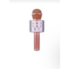 TeknoBeyza Bluetooth Bağlantılı Kablosuz Karaoke Mikrofonu - Şarjlı Taşınabilir Hoparlörlü Ses Değiştirme Özellikli