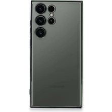  Samsung Galaxy S23 Ultra Kılıf Razer Lensli Silikon - Yeşil