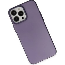  iPhone 14 Pro Kılıf Modos Metal Kapak - Derin Mor