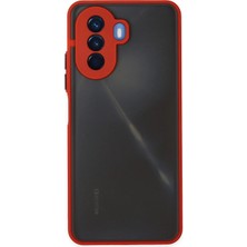  Huawei Nova Y70 Kılıf Montreal Silikon Kapak - Kırmızı
