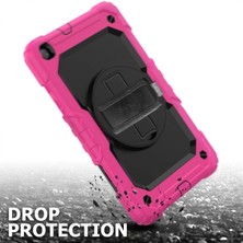  Samsung Galaxy T290 Tab A 8 Kılıf Pars Tablet Kapak - Pembe