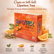 Lipotex Powdered Tea Lipotex Bitkisel Form Çayı 30'lu - Detoks ve Ödem Atmaya Yardımcı Doğal Karışım