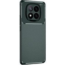  Xiaomi Redmi Note 14 Pro Plus Kılıf Auto Focus Karbon Kapak - Koyu Yeşil