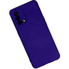  Oppo A74 4g Kılıf Nano Içi Kadife Silikon - Mor