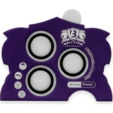  iPhone 16 Pro Max Bilvis Titan Kamera Lens - Gümüş