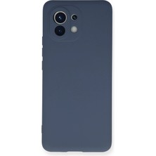  Xiaomi Mi 11 Kılıf Nano Içi Kadife Silikon - Gri