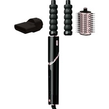 Shark Flexstyle Üçü Bir Arada Saç Kurutma ve Şekillendirme Sistemi, Siyah/rose Gold