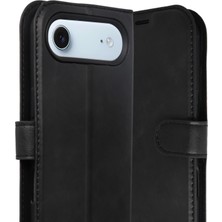  Apple iPhone 17 Air Trend S Plus Kapaklı Kılıf - Siyah