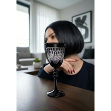 Decostyle Bella %100 El Yapımı Dekorlu Kadeh - Lüks Cam Su Sunumu