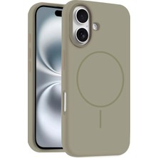  iPhone 16 Plus Kılıf Jully Magsafe Kapak - Çöl Titanyum