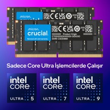 Crucial 32GB Kit (16GBX2) DDR5-6400 Csodımm CT2K16G64C52CS5