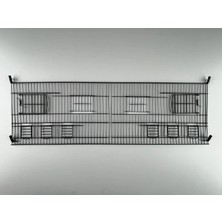 Istanbul Kafes - Salma Kafes Önteli - (100,5CM x 31,5cm )  M01-DÜZ Boyalı