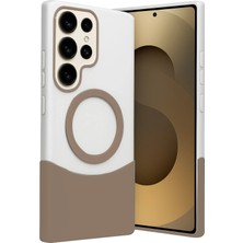  Samsung Galaxy S23 Ultra Velar Magsafe Kapak - Çöl Titanyum