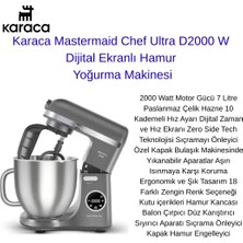 Karaca Mastermaid Chef Ultra D2000W Dijital Ekranlı Mutfak Şefi 7l+ Hassas Mutfak Tartısı Hediye