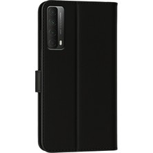  Huawei P Smart 2021 Kılıf Trend S Plus Kapaklı Kılıf - Siyah