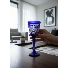 Decostyle Bella %100 El Yapımı Dekorlu Kadeh - Lüks Cam Su Sunumu