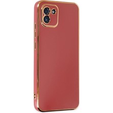  Samsung Galaxy A03 Kılıf Volet Silikon - Kırmızı