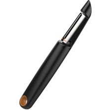 Fiskars Hareketli Bıçaklı Soyucu, Uzunluk: 18 Cm, Çelik/plastik, Fonksiyonel Şekil, Siyah/turuncu, 1