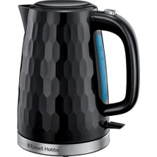 Russell Hobbs Honeycomb Black Kettle Bouilloire 1,7 L 2400 W Siyah