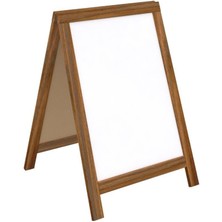 Panda Ahşap A Pano 50X70CM - Beyaz