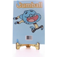 MiraLive Lastikli Noktalı Sert Kapak Darwin ve Gumball Defter