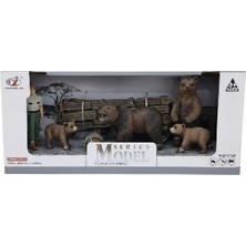 Tufy Toys Ayı Ailesi ve Bakıcı Figür  Oyun Seti