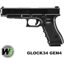 We Aırsoft Airsoft Tabanca We Glock 34 Siyah Gen4 WE-G008B-BK G34-B-BK-GEN4
