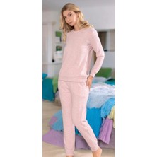 Dowry Kaşkorse Uzun Kol Pijama Takımı Kışlık