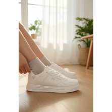 Enoch Kadın Spor Ayakkabı Perfore Detaylı Casual Sneaker Comfort Taban Günlük Yürüyüş Ayakkabısı