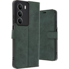  Realme C75 4g Trend S Plus Kapaklı Kılıf - Koyu Yeşil