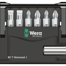 PowerA Wera Uç Çeşitleri, Bit-Check 7 Universal 1 Sb, 7 Parça, Wera 05073406001