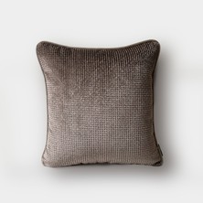 Lidoma Home "rona" Desenli Kırlent Kılıfı - 45X45 - Kahve