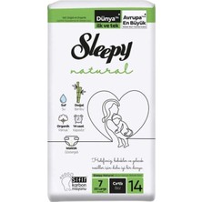 Sleepy Natural Bebek Bezi 7 Numara 14'lü