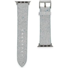  Apple Watch 38MM Starry Taşlı Kordon - Mavi