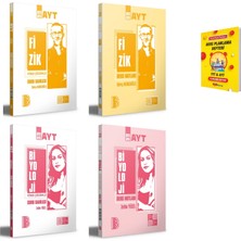 Benim Hocam Yayınları Benim Hocam Ayt Fizik ve Biyoloji Çözümlü Soru Bankası ve Ders Notları 4lü Set + Planlama Defteri