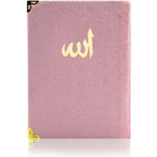 MiraLive Kadife Yasin Çanta Boy Toz Pembe