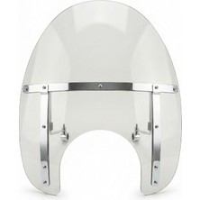 Motoanl Motosiklet Chopper Ön Siperlik Camı Avrupa Model 4mm Kalınlıkta Chopper Modele Uyumlu Motor Ön Camı