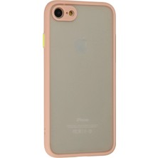  iPhone 7 Kılıf Montreal Silikon Kapak - Pembe