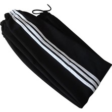 Patara Yanları Beyaz Şeritli Manşet Paça Bayan Eşofman Alt