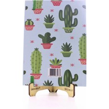 MiraLive Lastikli Noktalı Sert Kapak Kaktüs Defter