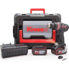 Kress KUC31.2 20VOLT/4.0AH Li-Ion Çift Akülü Kömürsüz Profesyonel Şarjlı Darbeli Matkap