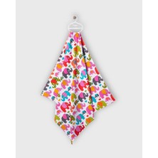 MİSİMOSİ Çift Katlı Kenarı Oyalı Pamuk Filli Pazen Battaniye 1 Ay,6 Ay