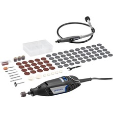 Dremel,bosch, 3200 Çok Amaçlı El Motoru, 130 W, F0133200JA, 90 Aksesuarlı, Siyah
