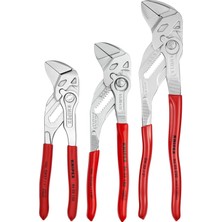 Knipex 9 K 00 80 45 Uns Maşa Anahtar Seti, 15,2 Cm/17,8 Cm/25,4 cm 3-Parçalı