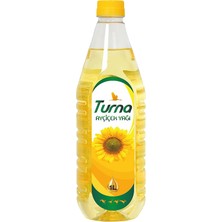 Turna Ayçiçek Yağı 1 L Oval Pet Şişe